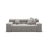 Hawaii 2-Sitzer Sofa aus Samt in Silber (Magic Velvet 2218), 210x100x75 cm von Cosmopolitan Design – Bild 1