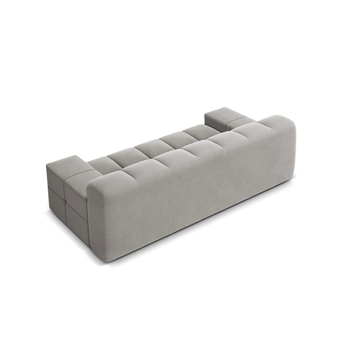 Hawaii 2-Sitzer Sofa aus Samt in Silber (Magic Velvet 2218), 210x100x75 cm von Cosmopolitan Design – Bild 5