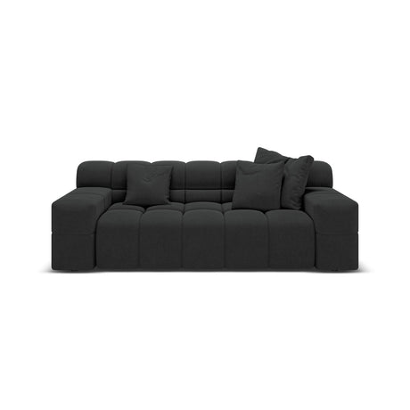 Hawaii 2-Sitzer Sofa aus Strukturierter Stoff in Anthrazit (Moly 97), 210x100x75 cm von Cosmopolitan Design – Bild 1