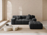 Hawaii 2-Sitzer Sofa aus Strukturierter Stoff in Anthrazit (Moly 97), 210x100x75 cm von Cosmopolitan Design – Bild 2