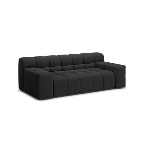 Hawaii 2-Sitzer Sofa aus Strukturierter Stoff in Anthrazit (Moly 97), 210x100x75 cm von Cosmopolitan Design – Bild 4