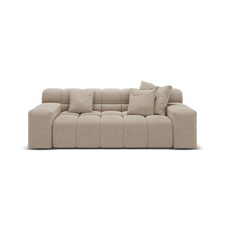 Hawaii 2-Sitzer Sofa aus Strukturierter Stoff in Cappuccino (Moly 11), 210x100x75 cm von Cosmopolitan Design – Bild 1