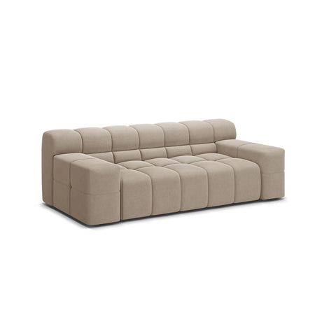 Hawaii 2-Sitzer Sofa aus Strukturierter Stoff in Cappuccino (Moly 11), 210x100x75 cm von Cosmopolitan Design – Bild 4