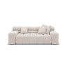 Hawaii 2-Sitzer Sofa aus Strukturierter Stoff in Hellbeige (Moly 02), 210x100x75 cm von Cosmopolitan Design – Bild 1
