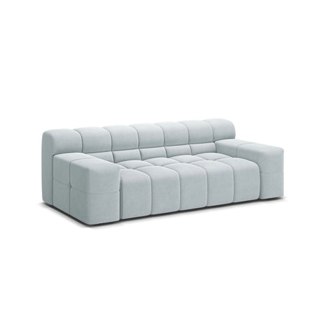 Hawaii 2-Sitzer Sofa aus Strukturierter Stoff in Hellgrau (Moly 70), 210x100x75 cm von Cosmopolitan Design – Bild 4