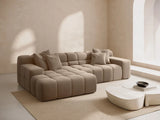 Hawaii 3-Sitzer Ecksofa, Linke Seite, aus Samt in Cappuccino (Magic Velvet 2284), 270x160x75 cm von Cosmopolitan Design – Bild 2