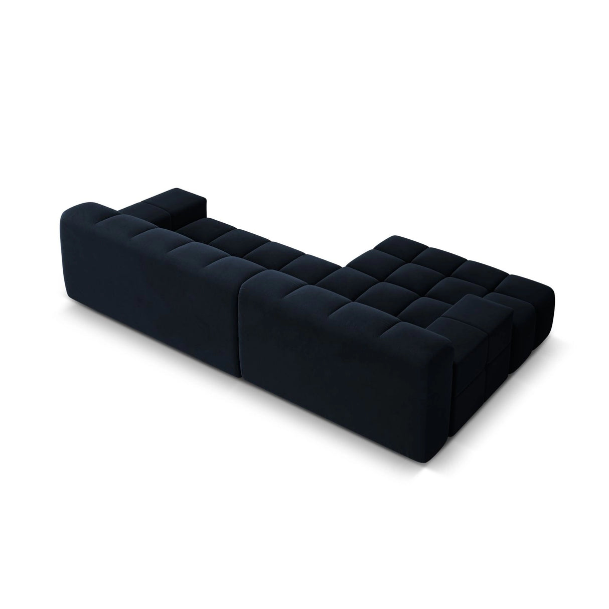 Hawaii 3-Sitzer Ecksofa, Linke Seite, aus Samt in Marineblau (Magic Velvet 2211), 270x160x75 cm von Cosmopolitan Design – Bild 5