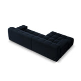 Hawaii 3-Sitzer Ecksofa, Linke Seite, aus Samt in Marineblau (Magic Velvet 2211), 270x160x75 cm von Cosmopolitan Design – Bild 5