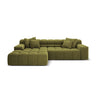 Hawaii 3-Sitzer Ecksofa, Linke Seite, aus Samt in Pistazie (Magic Velvet 2294), 270x160x75 cm von Cosmopolitan Design – Bild 1