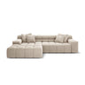 Hawaii 3-Sitzer Ecksofa, Linke Seite, aus Samt oder Strukturstoff, 270x160x75 cm von Cosmopolitan Design – Bild 1