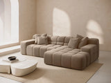 Hawaii 3-Sitzer Ecksofa, Rechte Seite, aus Samt in Cappuccino (Magic Velvet 2284), 270x160x75 cm von Cosmopolitan Design – Bild 2