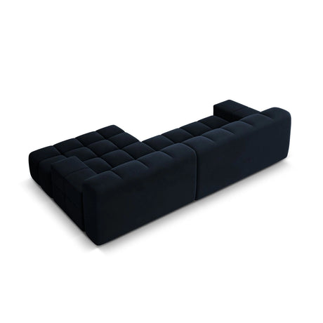 Hawaii 3-Sitzer Ecksofa, Rechte Seite, aus Samt in Marineblau (Magic Velvet 2211), 270x160x75 cm von Cosmopolitan Design – Bild 5