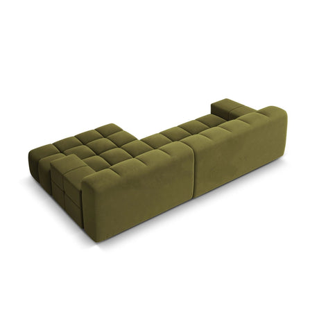 Hawaii 3-Sitzer Ecksofa, Rechte Seite, aus Samt in Pistazie (Magic Velvet 2294), 270x160x75 cm von Cosmopolitan Design – Bild 5