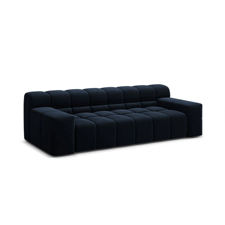 Hawaii 3-Sitzer Sofa aus Samt in Marineblau (Magic Velvet 2211), 240x100x75 cm von Cosmopolitan Design – Bild 4