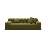 Hawaii 3-Sitzer Sofa aus Samt in Pistazie (Magic Velvet 2294), 240x100x75 cm von Cosmopolitan Design – Bild 1