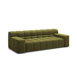 Hawaii 3-Sitzer Sofa aus Samt in Pistazie (Magic Velvet 2294), 240x100x75 cm von Cosmopolitan Design – Bild 4
