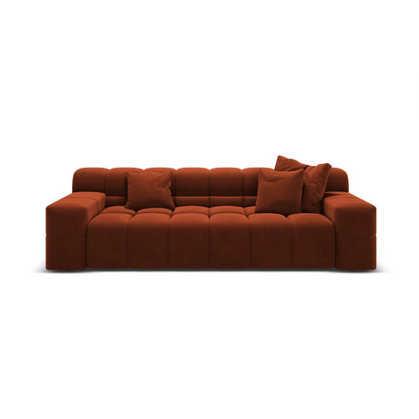Hawaii 3-Sitzer Sofa aus Samt in Rotbraun (Magic Velvet 2285), 240x100x75 cm von Cosmopolitan Design – Bild 1