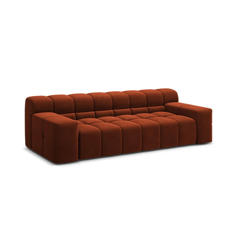Hawaii 3-Sitzer Sofa aus Samt in Rotbraun (Magic Velvet 2285), 240x100x75 cm von Cosmopolitan Design – Bild 4