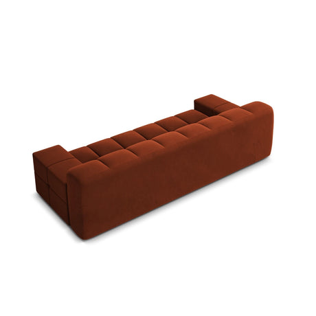Hawaii 3-Sitzer Sofa aus Samt in Rotbraun (Magic Velvet 2285), 240x100x75 cm von Cosmopolitan Design – Bild 5