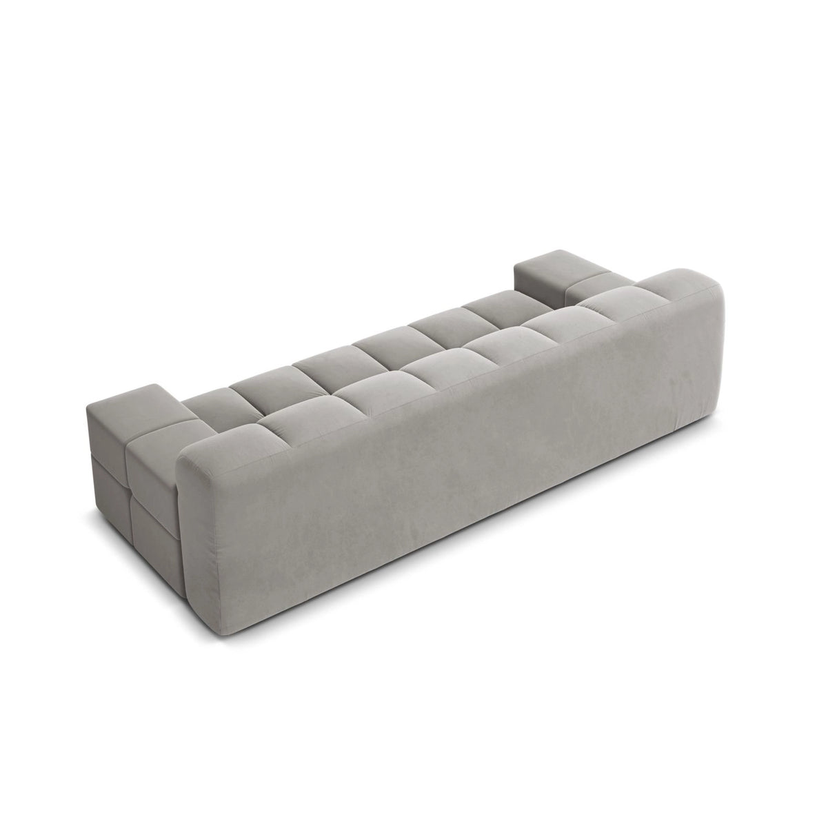 Hawaii 3-Sitzer Sofa aus Samt in Silber (Magic Velvet 2218), 240x100x75 cm von Cosmopolitan Design – Bild 5