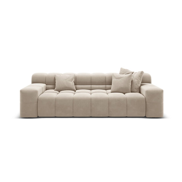 Hawaii 3-Sitzer Sofa aus Samt oder Strukturstoff, 240x100x75 cm von Cosmopolitan Design – Bild 1