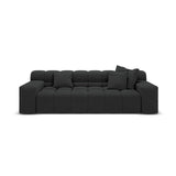 Hawaii 3-Sitzer Sofa aus Strukturierter Stoff in Anthrazit (Moly 97), 240x100x75 cm von Cosmopolitan Design – Bild 1