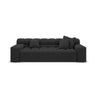 Hawaii 3-Sitzer Sofa aus Strukturierter Stoff in Anthrazit (Moly 97), 240x100x75 cm von Cosmopolitan Design – Bild 1