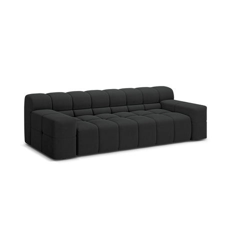Hawaii 3-Sitzer Sofa aus Strukturierter Stoff in Anthrazit (Moly 97), 240x100x75 cm von Cosmopolitan Design – Bild 4