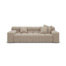 Hawaii 3-Sitzer Sofa aus Strukturierter Stoff in Cappuccino (Moly 11), 240x100x75 cm von Cosmopolitan Design – Bild 1