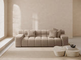 Hawaii 3-Sitzer Sofa aus Strukturierter Stoff in Cappuccino (Moly 11), 240x100x75 cm von Cosmopolitan Design – Bild 2
