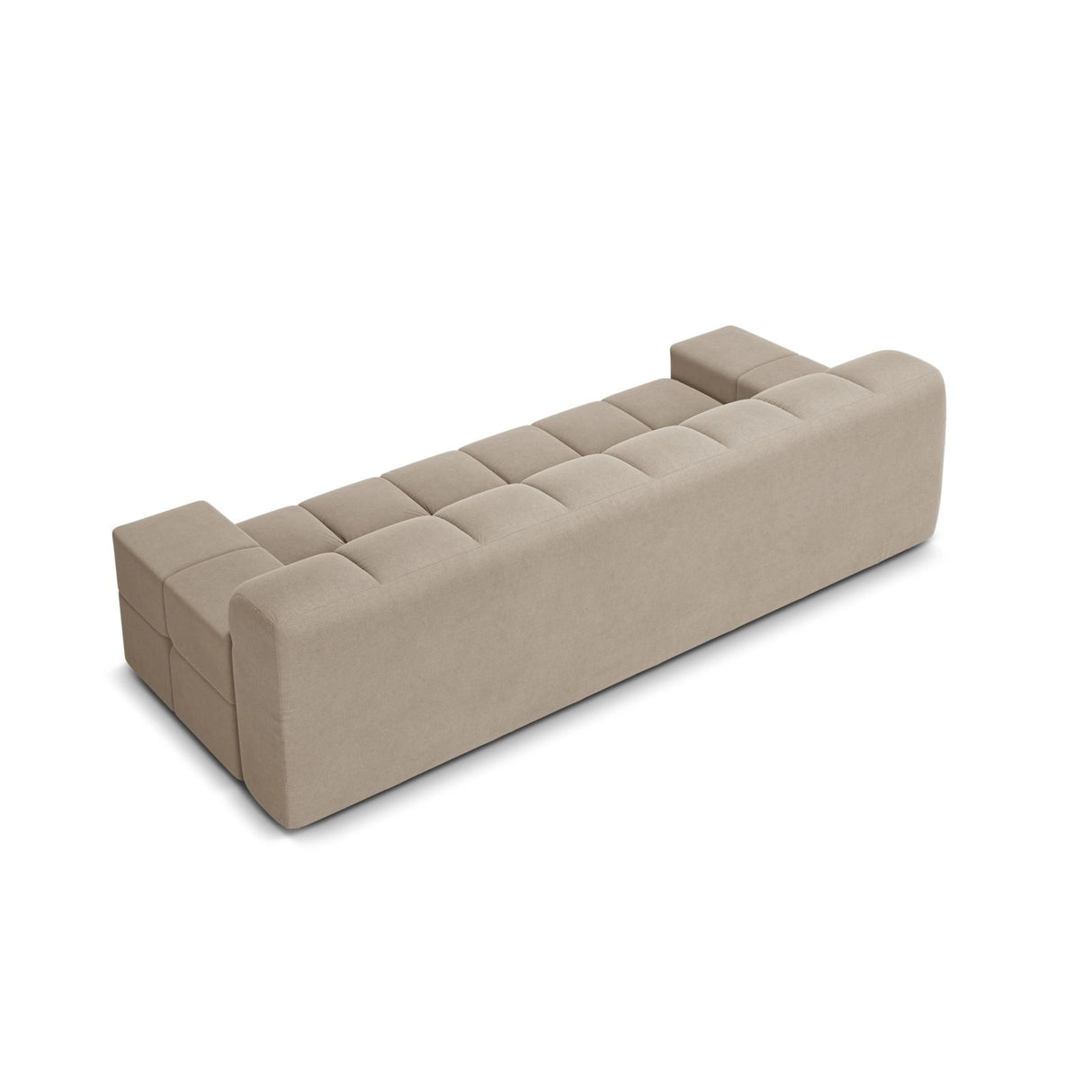 Hawaii 3-Sitzer Sofa aus Strukturierter Stoff in Cappuccino (Moly 11), 240x100x75 cm von Cosmopolitan Design – Bild 5