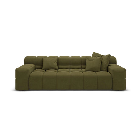 Hawaii 3-Sitzer Sofa aus Strukturierter Stoff in Grün (Moly 38), 240x100x75 cm von Cosmopolitan Design – Bild 1