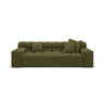 Hawaii 3-Sitzer Sofa aus Strukturierter Stoff in Grün (Moly 38), 240x100x75 cm von Cosmopolitan Design – Bild 1