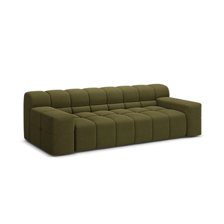 Hawaii 3-Sitzer Sofa aus Strukturierter Stoff in Grün (Moly 38), 240x100x75 cm von Cosmopolitan Design – Bild 4