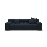 Hawaii 3-Sitzer Sofa aus Strukturierter Stoff in Königsblau (Moly 79), 240x100x75 cm von Cosmopolitan Design – Bild 1