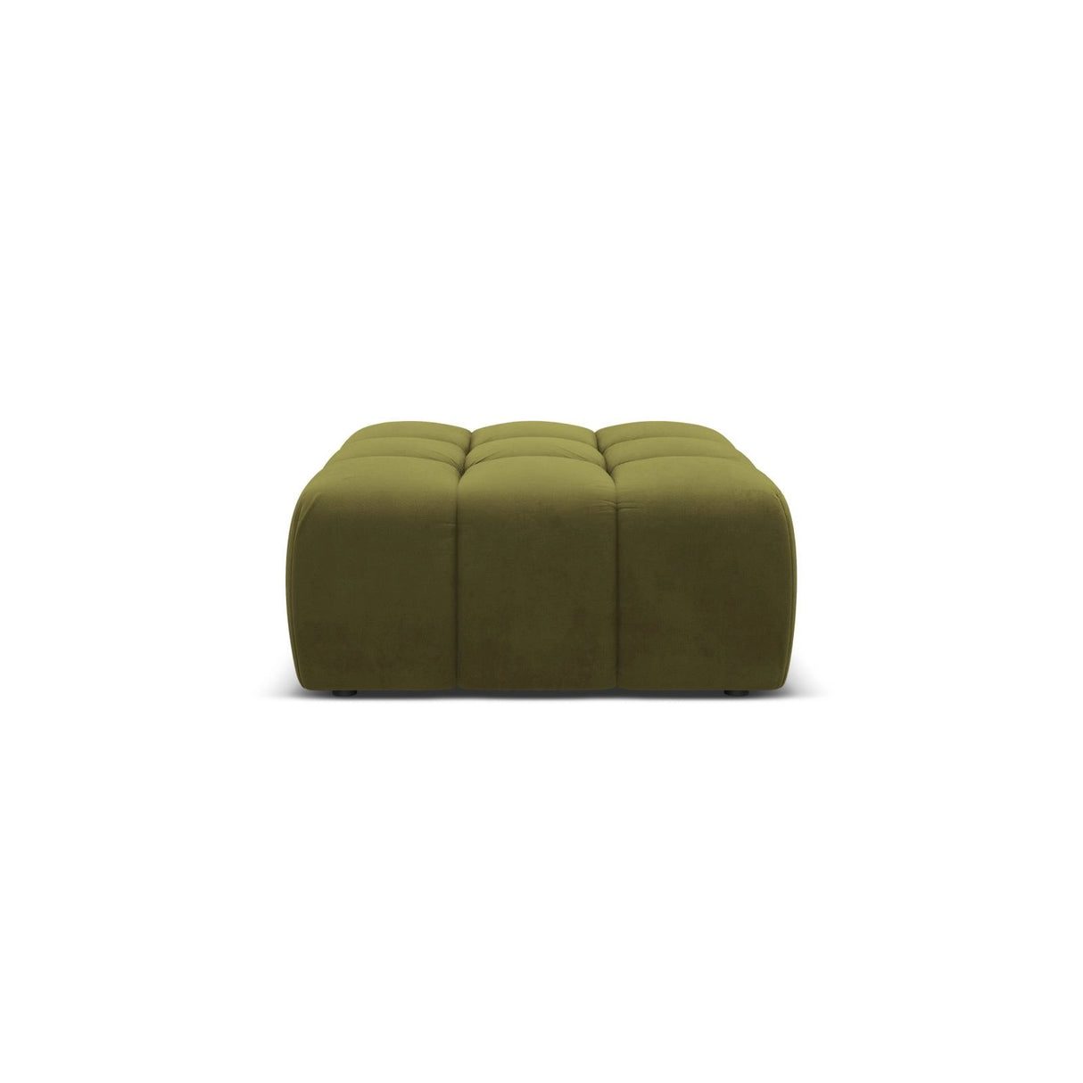 Hawaii Pouf aus Samt in Pistazie (Magic Velvet 2294), 90x100x38 cm von Cosmopolitan Design – Bild 1