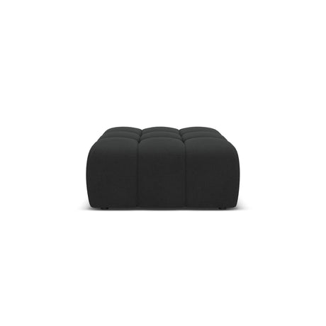 Hawaii Pouf aus Strukturierter Stoff in Anthrazit (Moly 97), 90x100x38 cm von Cosmopolitan Design – Bild 1