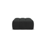 Hawaii Pouf aus Strukturierter Stoff in Anthrazit (Moly 97), 90x100x38 cm von Cosmopolitan Design – Bild 1