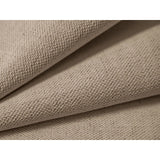 Hawaii Pouf aus Strukturierter Stoff in Cappuccino (Moly 11), 90x100x38 cm von Cosmopolitan Design – Bild 5