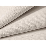 Hawaii Pouf aus Strukturierter Stoff in Hellbeige (Moly 02), 90x100x38 cm von Cosmopolitan Design – Bild 5