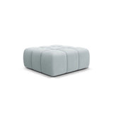 Hawaii Pouf aus Strukturierter Stoff in Hellgrau (Moly 70), 90x100x38 cm von Cosmopolitan Design – Bild 4