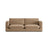 Ibiza 3-Sitzer Sofa aus Samt in Dunkelbeige (Riviera 24), 210x105x86 cm von Cosmopolitan Design – Bild 1