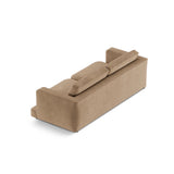 Ibiza 3-Sitzer Sofa aus Samt in Dunkelbeige (Riviera 24), 210x105x86 cm von Cosmopolitan Design – Bild 5