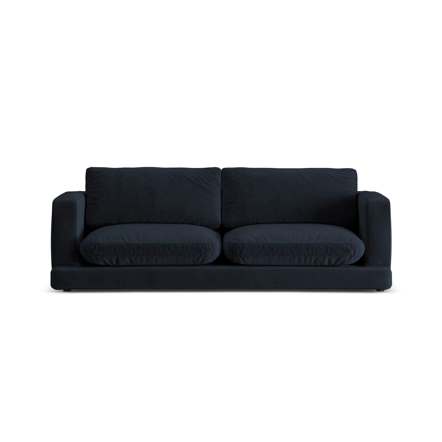 Ibiza 3-Sitzer Sofa aus Samt in Dunkelblau (Riviera 79), 210x105x86 cm von Cosmopolitan Design – Bild 1