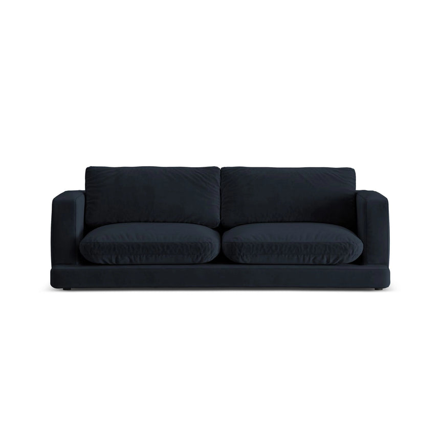 Ibiza 3-Sitzer Sofa aus Samt in Dunkelblau (Riviera 79), 210x105x86 cm von Cosmopolitan Design – Bild 1