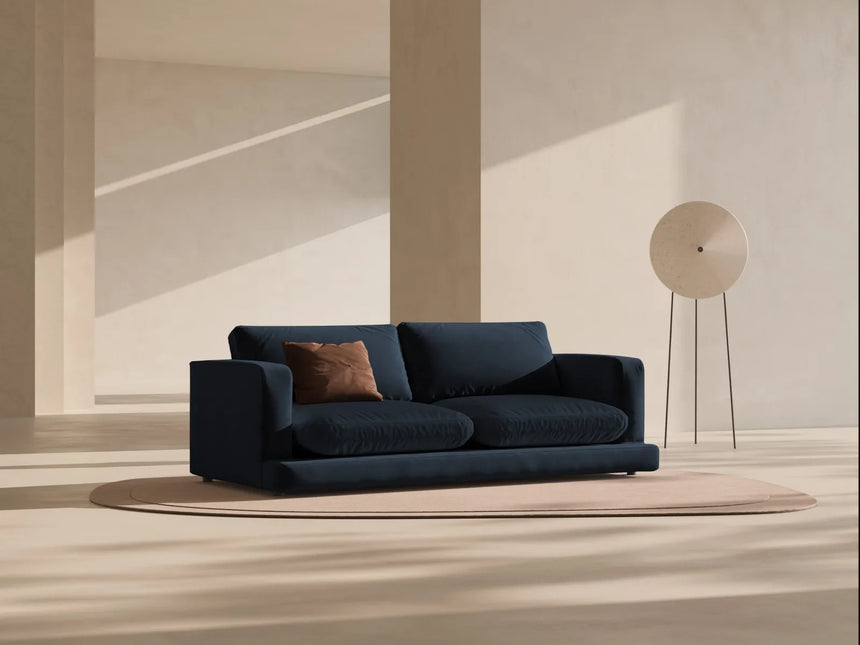 Ibiza 3-Sitzer Sofa aus Samt in Dunkelblau (Riviera 79), 210x105x86 cm von Cosmopolitan Design – Bild 2