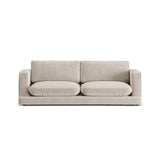 Ibiza 3-Sitzer Sofa aus Samt in Hellbeige (Riviera 21), 210x105x86 cm von Cosmopolitan Design – Bild 1