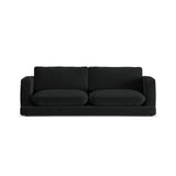 Ibiza 3-Sitzer Sofa aus Samt in Schwarz (Riviera 100), 210x105x86 cm von Cosmopolitan Design – Bild 1