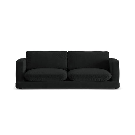 Ibiza 3-Sitzer Sofa aus Samt in Schwarz (Riviera 100), 210x105x86 cm von Cosmopolitan Design – Bild 1