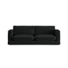 Ibiza 3-Sitzer Sofa aus Samt in Schwarz (Riviera 100), 210x105x86 cm von Cosmopolitan Design – Bild 1